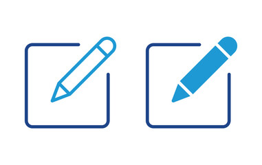 edit icon, edit sign vector