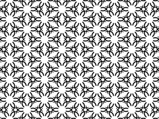 hand-drawn seamless geometric pattern, black and white, dots and lines, repeat design, abstract printable background