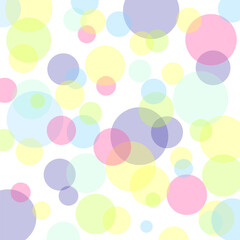 Colorful circle dots vector illustration.