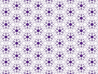 hand-drawn seamless geometric pattern, purple, dots and lines, repeat design, abstract printable background