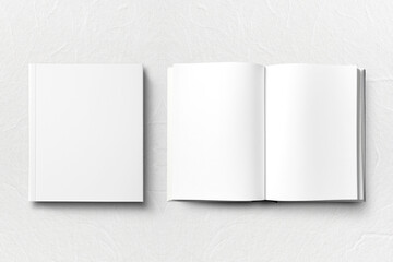PNG book cover mockup, transparent background