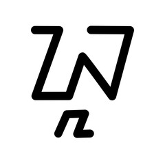 Illustration vector graphic of the name Nyla, Sundanese script. Great for printing on your personal items