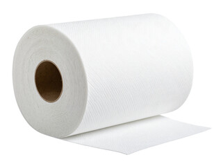 Fototapeta premium Roll of Kitchen Paper Towels, isolated on a transparent background.