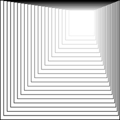 Square blending line halftone. Technology design elements