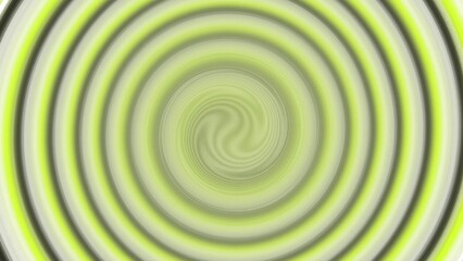 Abstract swirl design in lime and gray a dynamic digital art composition with spiraling circular lines and blurred effect