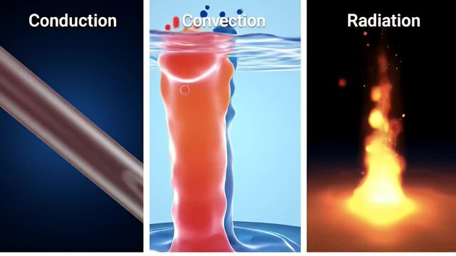 Heat Transfer Visualization &ndash; Conduction, Convection, and Radiation