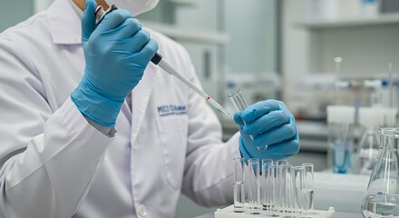 Scientist Conducting Research in a Modern Laboratory Setting