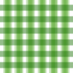 Green plaid pattern vector illustration.