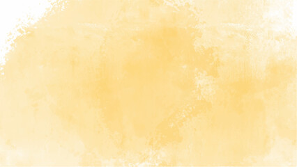 Yellow watercolor background with copyspace for your design. vector.