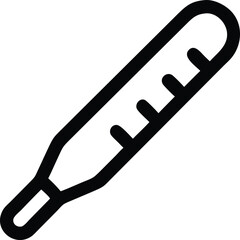 Medical Thermometer Icon Healthcare Temperature Measurement Tool