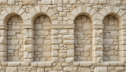 detail of a stone wall
