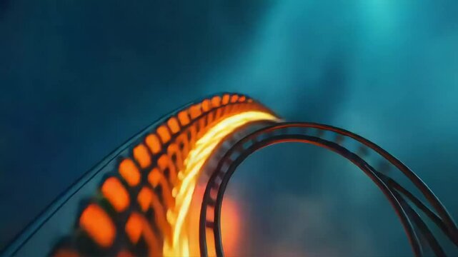 Abstract glowing circular shape