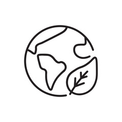 ecology flat icon vector pictogram eps 10
