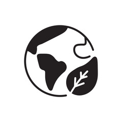 ecology flat icon vector pictogram eps 10