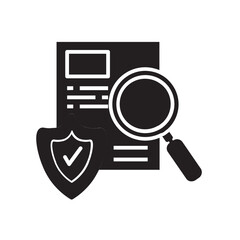 folder with magnifying glass