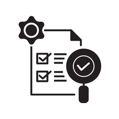 magnifying glass and folder
