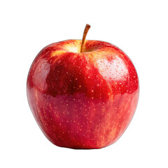Red apple, whole, isolated