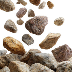 Stones cascading
