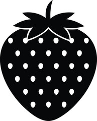 strawberry vector icon
