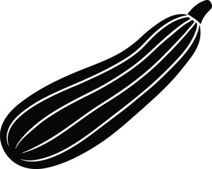 zucchini vector icon.