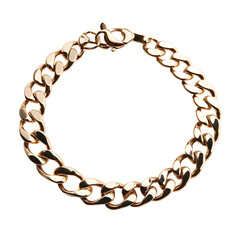 Elegant golden chain bracelet showcasing luxury and sophisticated style on black background