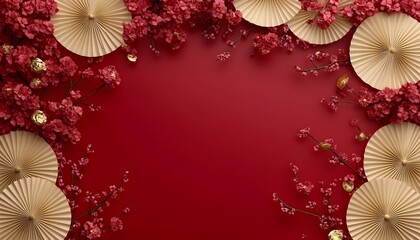 Red envelope, heart, dark background.