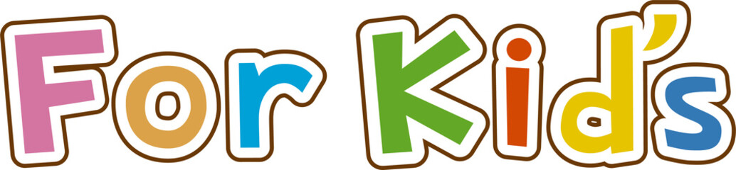 For Kidsの文字
