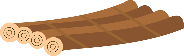 Raft Float Illustration