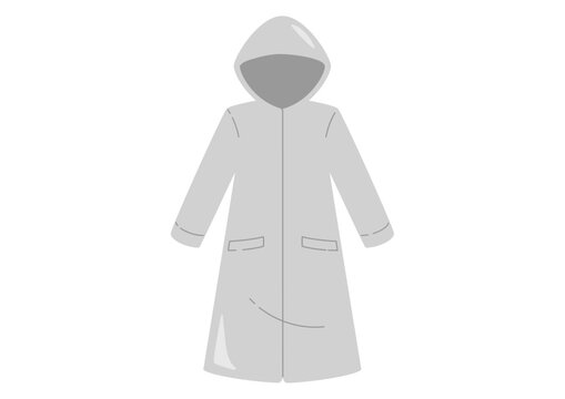 雨ガッパのイラスト