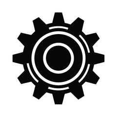 Cog Mechanism Icon Vector Illustration