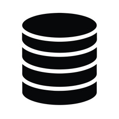 Database Storage Icon Vector Illustration