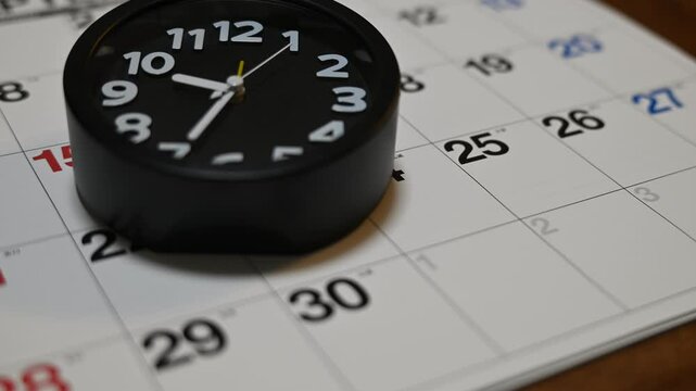 Calendar and Clock Timelapse