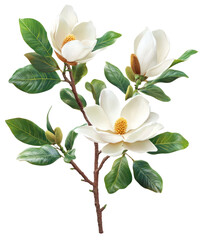 Obraz premium Magnolia flowers sprouting botanical garden floral arrangement outdoor setting close-up natural beauty