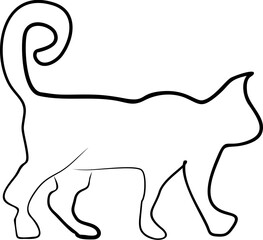 Cat Line Art 