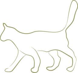 Cat Line Art 