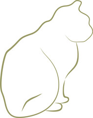 Cat Line Art 