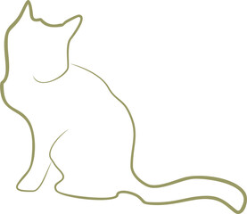 Cat Line Art 