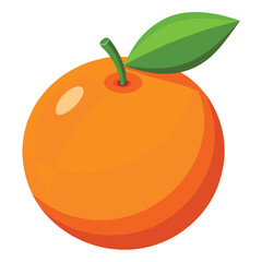  orange on white background