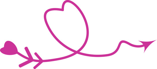 Arrow Girly Heart 