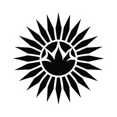 Sun Light Mode Icon Vector Illustration