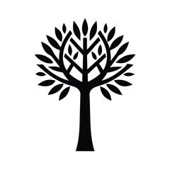 Obraz premium Tree Forest Icon Vector Illustration
