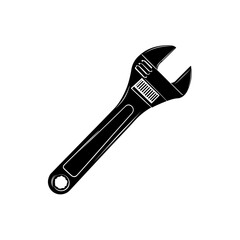 Obraz premium Mechanic tools silhouette vector