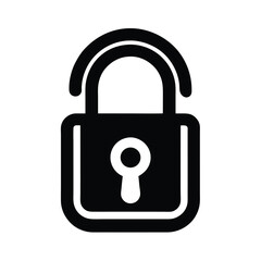 Unlock Access Icon Vector Illustration