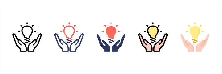 Intellectual Property Multi Style Icon Set