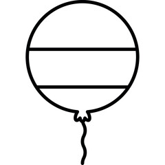 Colorful Balloons Featuring the Colombian Flag