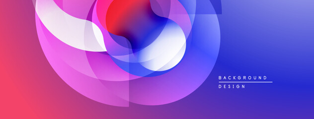 Abstract fluid shapes, vibrant colors blend. Modern design, smooth gradients create dynamic composition. Background element for projects.