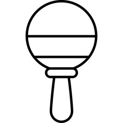 Colorful Colombian Maracas with National Flag Design