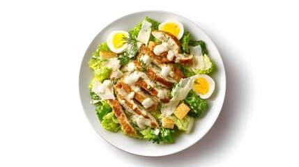 Delicious Chicken Caesar Salad Healthy Meal