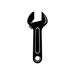Mechanic tools silhouette vector