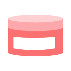 Moisturizing cream container with a pink lid for skincare enthusiasts